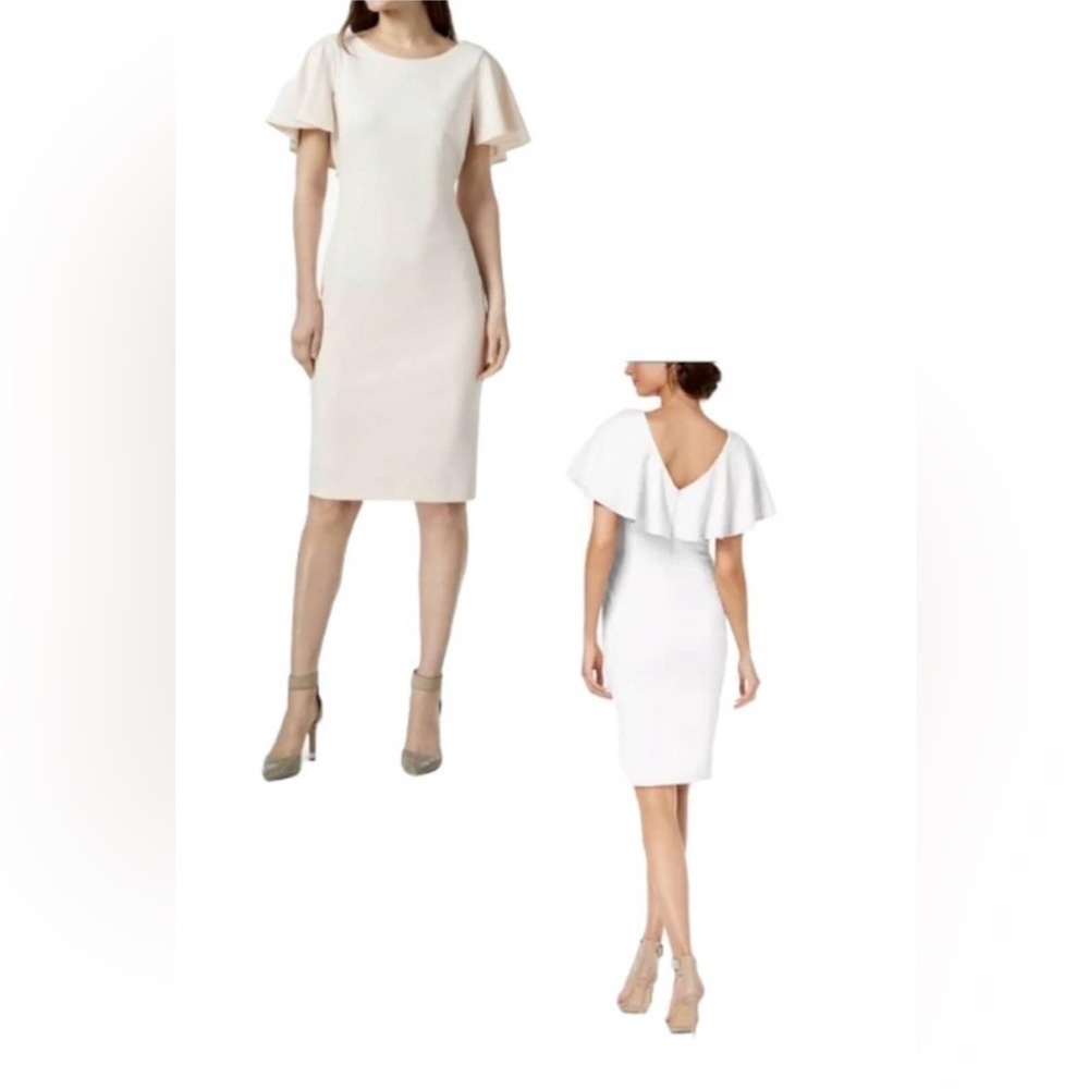 007 NWOT Calvin Klein city hall wedding Dress